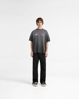 Represent X Oasis Owners Club T-Shirt - Stained Black