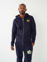 Horseshoe Logo Zip Hoodie