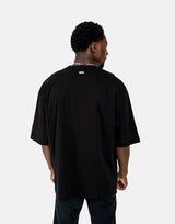 Les Hommes Shadow Graphic Black T-Shirt