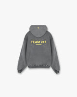 Team 247 Oversized Hoodie - Pewter Lemon