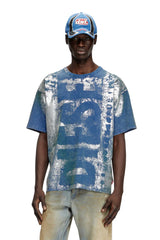 Logo T-shirt with metallic effects
