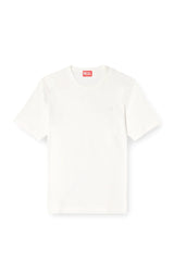 T-shirt with tonal logo embroidery