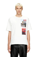 T-shirt with logo photo patches
