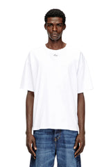 Relaxed cotton T-shirt with Oval D embroidery