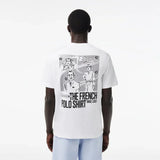 Lacoste Heavy Cotton Jersey Back Print T-shirt
