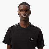 Cotton Jersey Logo Stripe T-Shirt
