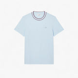 Stretch Piqué Stripe Collar T-Shirt