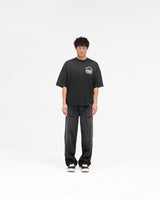 Out Of The Shadows T-Shirt - Stained Black