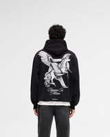 Elegance In Motion Hoodie - Jet Black