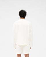 Waffle Long Sleeve T-Shirt - Flat White