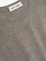 Waffle Crewneck Sweater