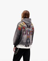 Represent X Guns N' Roses Tour Hoodie - Stained Black