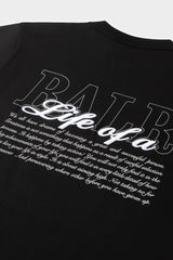 Script T-Shirt Jet Black