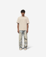 Embroidered Serif Logo T-Shirt - Concrete