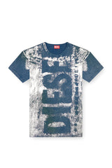 Logo T-shirt with metallic effects