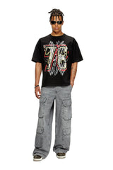T-shirt with 78 print
