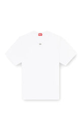 Regular T-shirt with crew neck and Oval D
