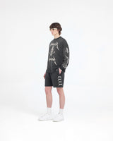 Represent X Metallica Garage Inc Long Sleeve T-Shirt - Stained Black