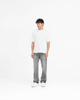 Block Logo T-Shirt - Flat White