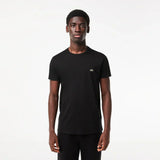 Lacoste Monochrome Cotton Pima Jersey Crew Neck T-shirt